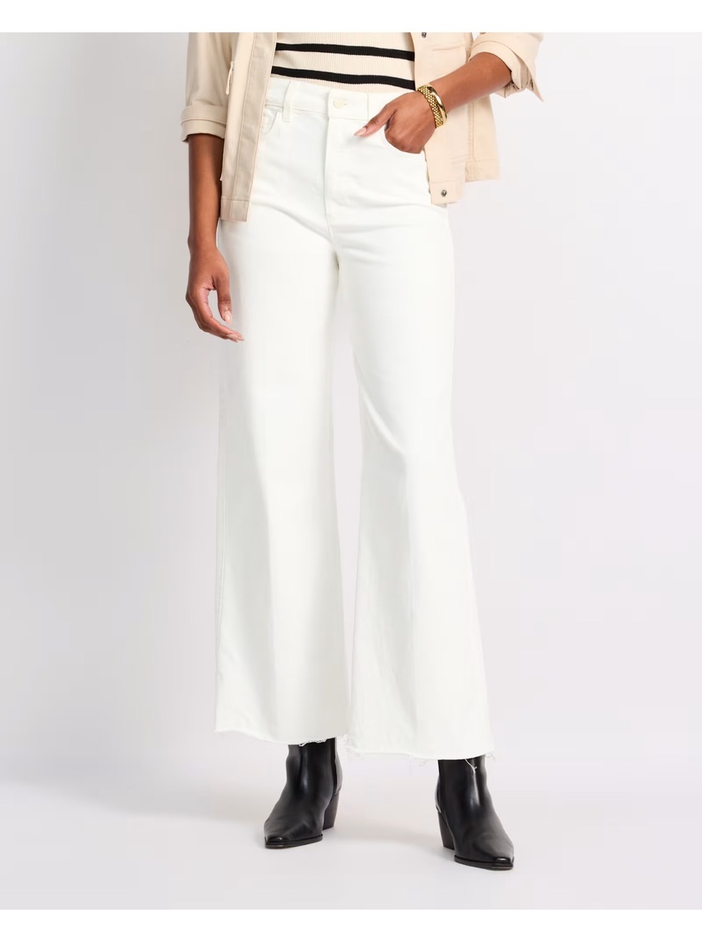PAIGE Anessa 31 white high rise jeans